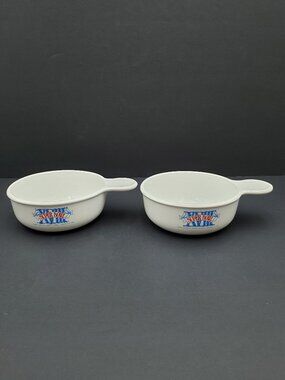Corningware Super Bowl XVIII Grab-It Bowls Corning 1984 Super Bowl Grab It Bowls